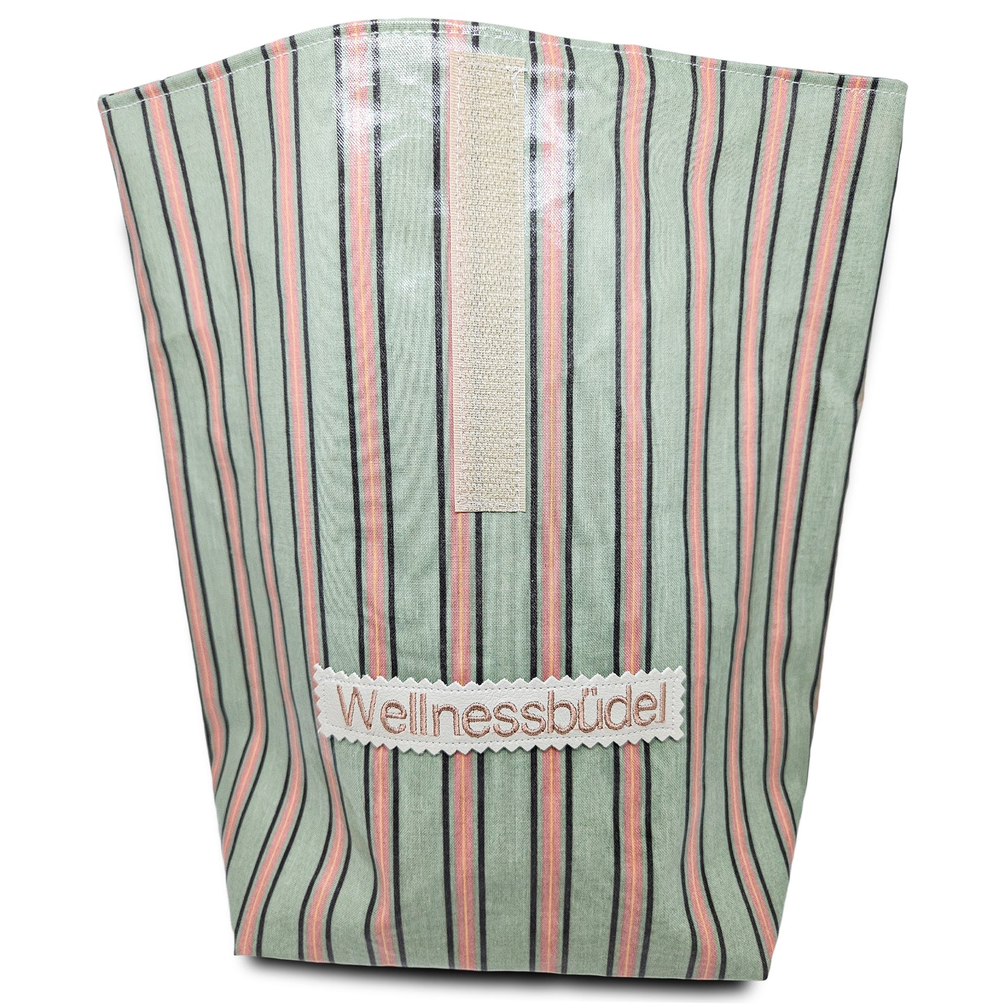 Multibeutel groß »Streifen grün«