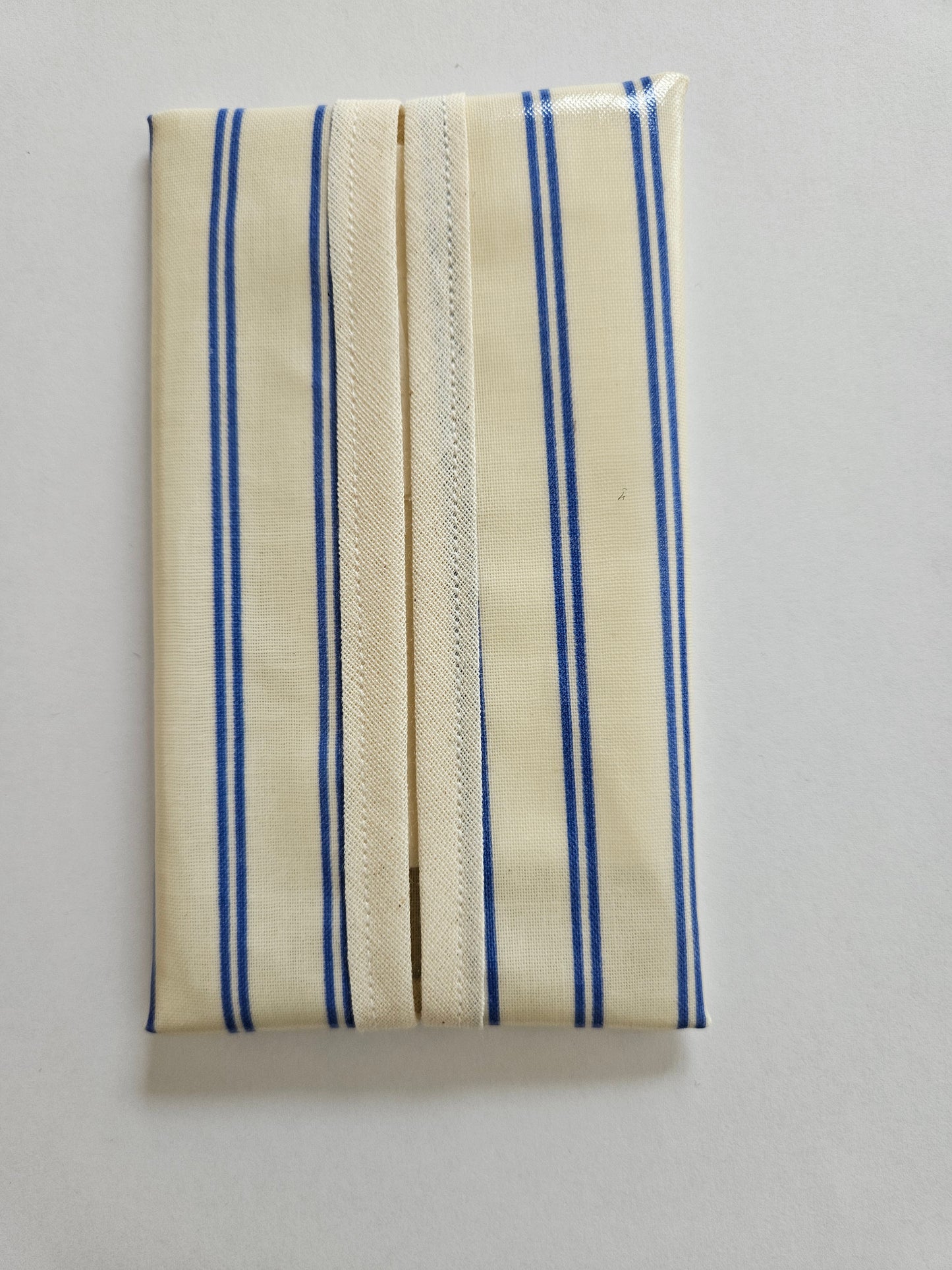 Taschentücherbox »Streifen blau«