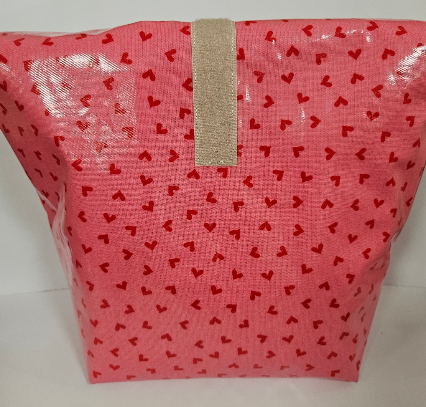Multibeutel groß »Herzen pink«