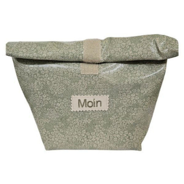 Multibeutel klein >Blümchen grün<
