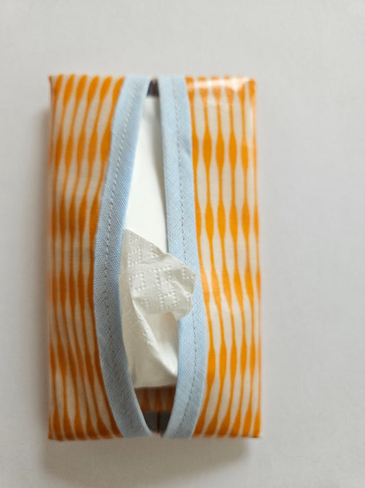 Taschentücherbox »Streifen orange«