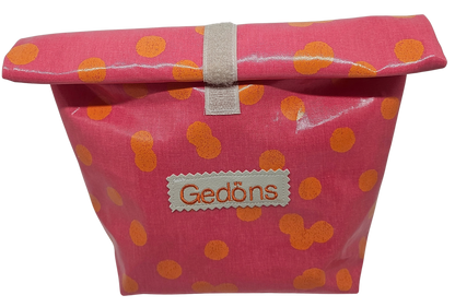 Multibeutel groß »Pink/ Orange Punkte«