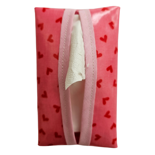 Taschentücherbox »Herzen pink«