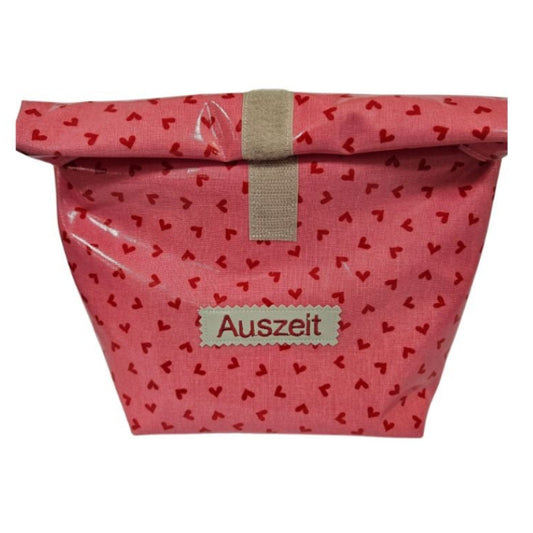 Multibeutel klein >Herzen pink<