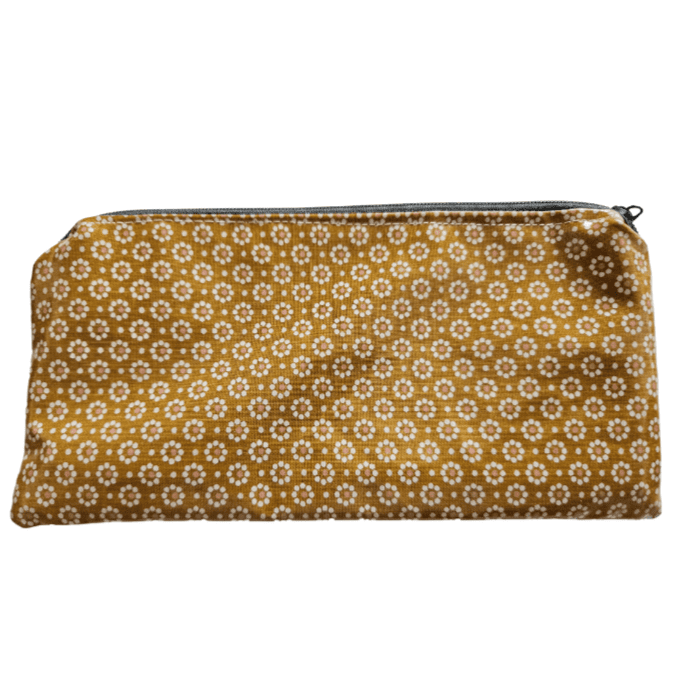 Dies & Das Täschchen »Blümchen senf« - Small & Sweet Manufaktur