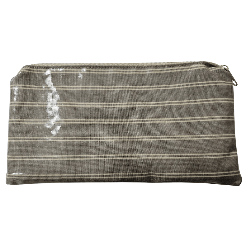 Dies & Das Täschchen »Streifen grau« - Small & Sweet Manufaktur