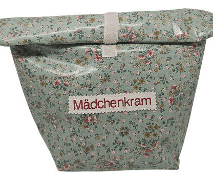 Multibeutel groß »Blümchen grün« - Small & Sweet Manufaktur