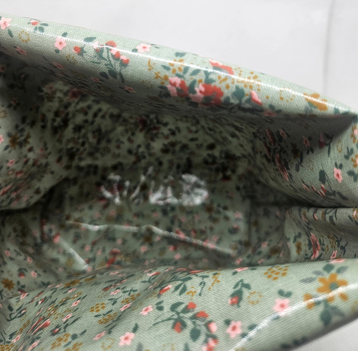 Multibeutel klein »Blümchen grün« - Small & Sweet Manufaktur