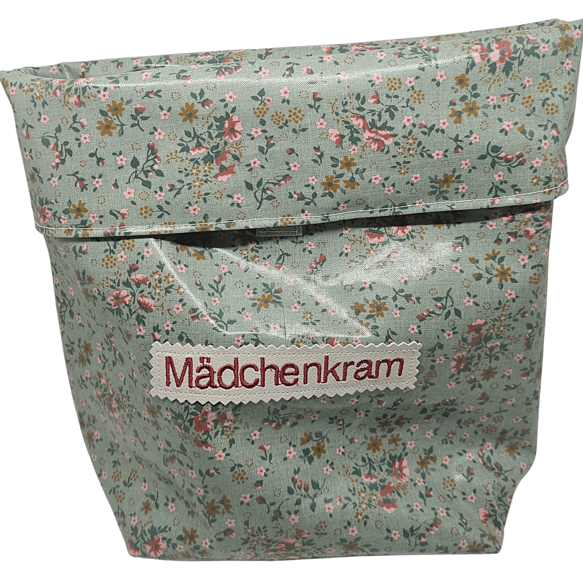 Multibeutel klein »Blümchen grün« - Small & Sweet Manufaktur