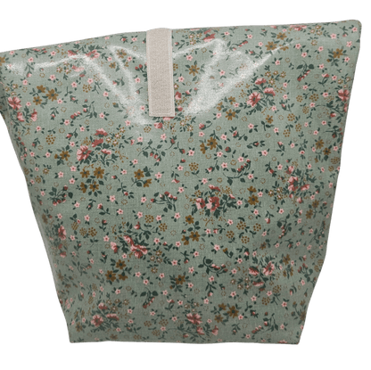 Multibeutel klein »Blümchen grün« - Small & Sweet Manufaktur