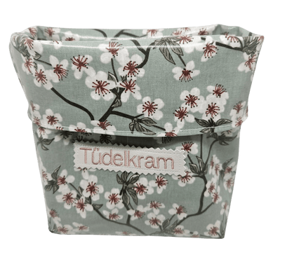 Multibeutel klein »Blumen grün« - Small & Sweet Manufaktur