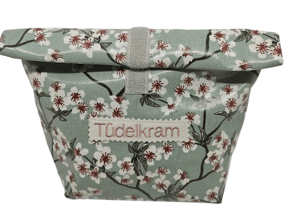 Multibeutel klein »Blumen grün« - Small & Sweet Manufaktur