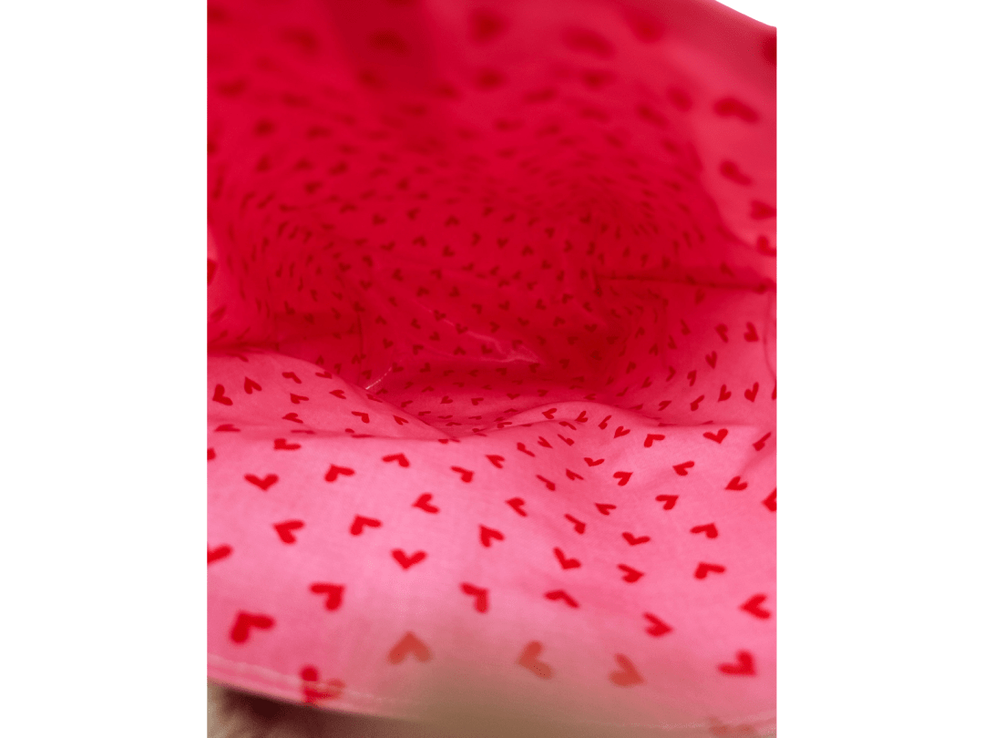 Multibeutel klein »Herzen pink« - Small & Sweet Manufaktur