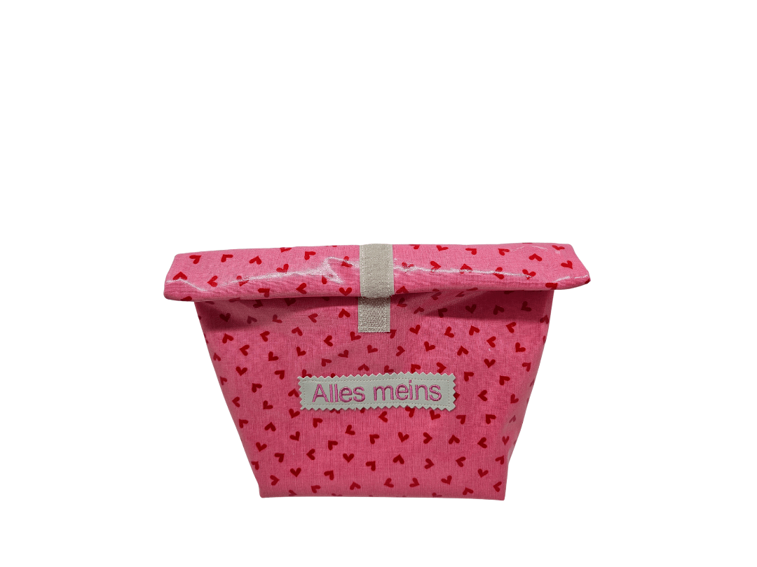 Multibeutel klein »Herzen pink« - Small & Sweet Manufaktur