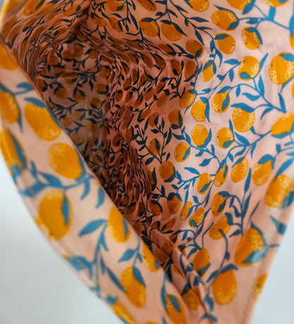 Multibeutel klein »Orangen« - Small & Sweet Manufaktur