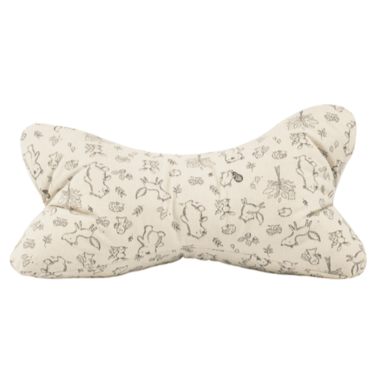 RELAX - Nackenkissen »Beige mit Tieren« - Small & Sweet Manufaktur