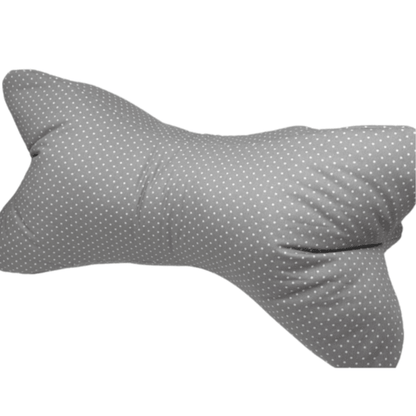 RELAX - Nackenkissen »Grau Punkte« - Small & Sweet Manufaktur