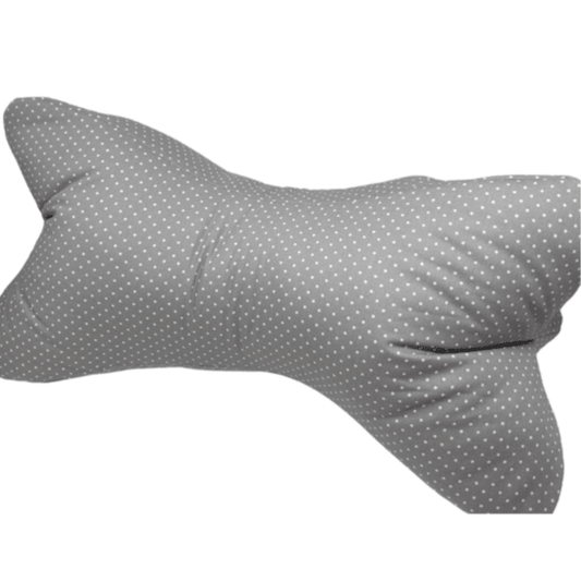 RELAX - Nackenkissen »Grau Punkte« - Small & Sweet Manufaktur
