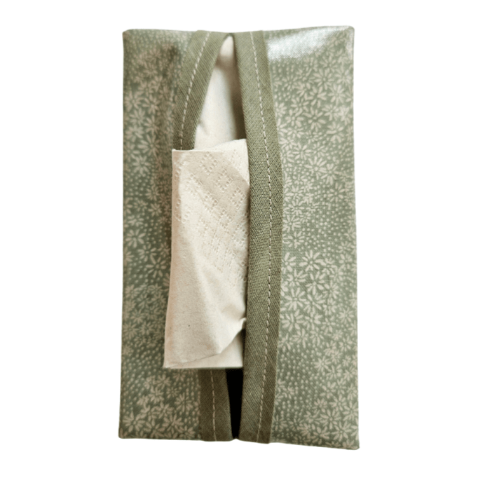 Taschentücherbox »Blümchen grün« - Small & Sweet Manufaktur