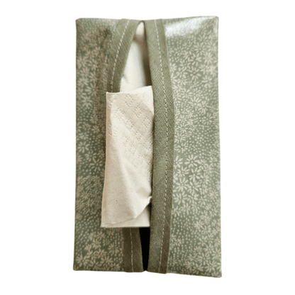 Taschentücherbox »Blümchen grün« - Small & Sweet Manufaktur