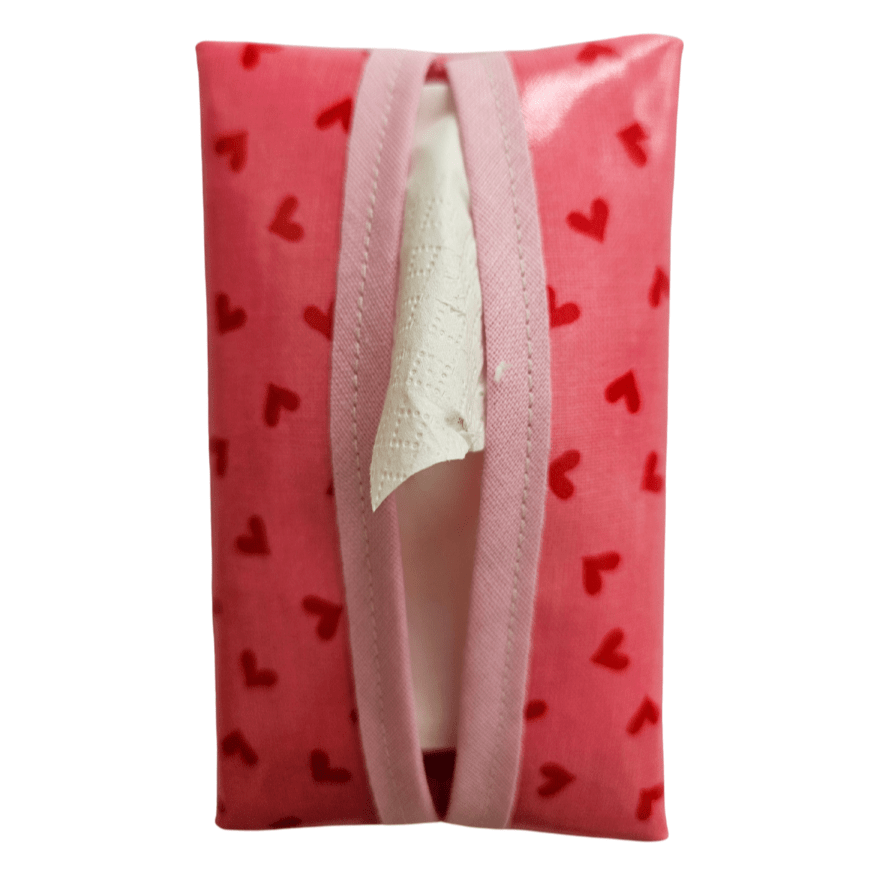 Taschentücherbox »Herzen pink« - Small & Sweet Manufaktur