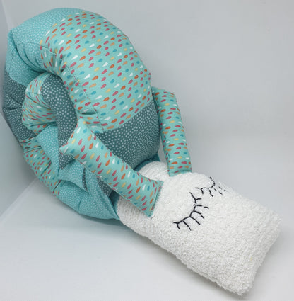 Baby Bett Schnecke »Türkis«