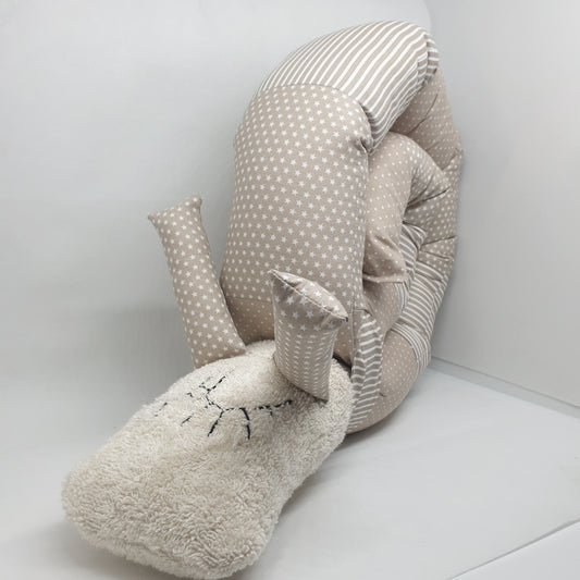 Baby Bett Schnecke »Beige«