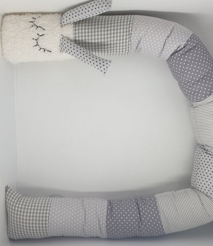 Baby Bett Schnecke »Grau« - Small & Sweet Manufaktur