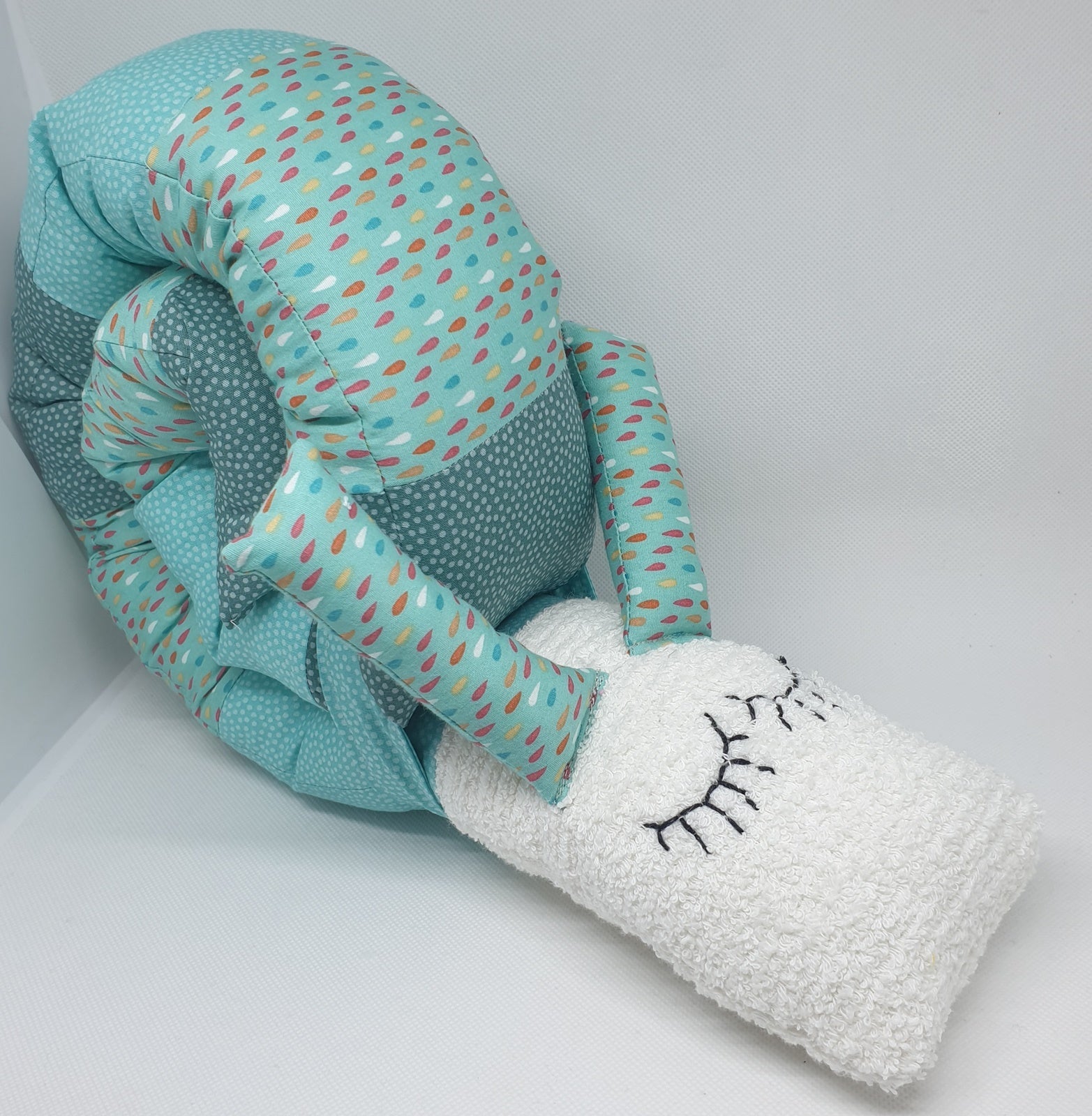 Baby Bett Schnecke »Türkis« - Small & Sweet Manufaktur