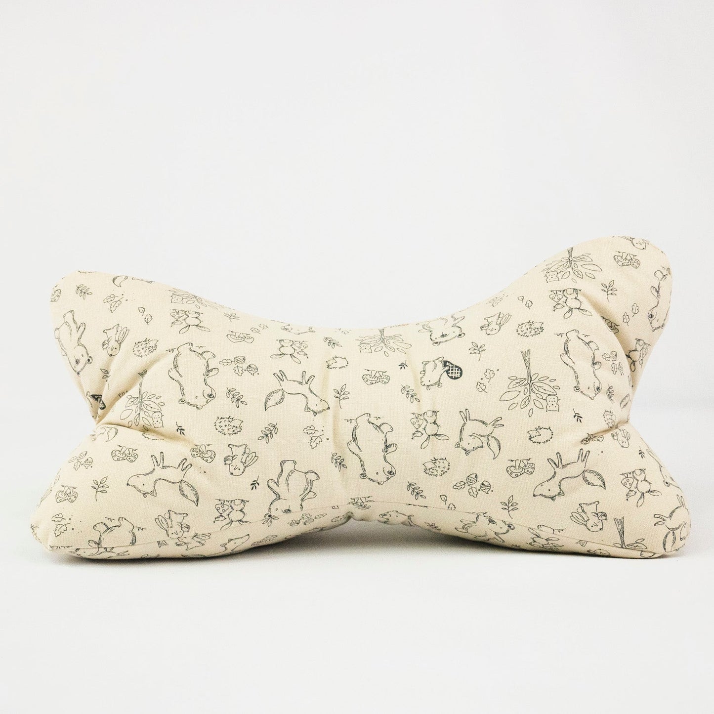 RELAX - Nackenkissen »Beige mit Tieren« - Small & Sweet Manufaktur