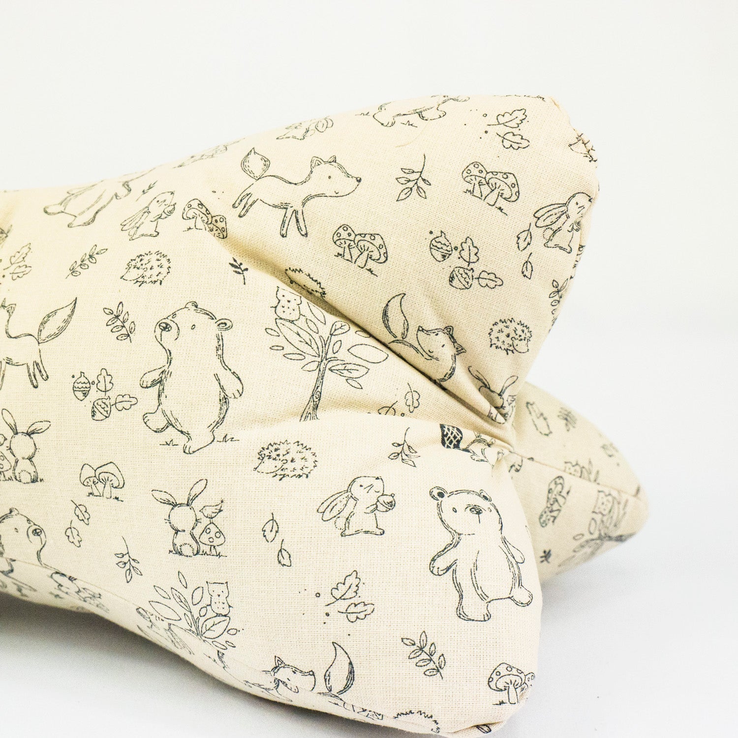 RELAX - Nackenkissen »Beige mit Tieren« - Small & Sweet Manufaktur