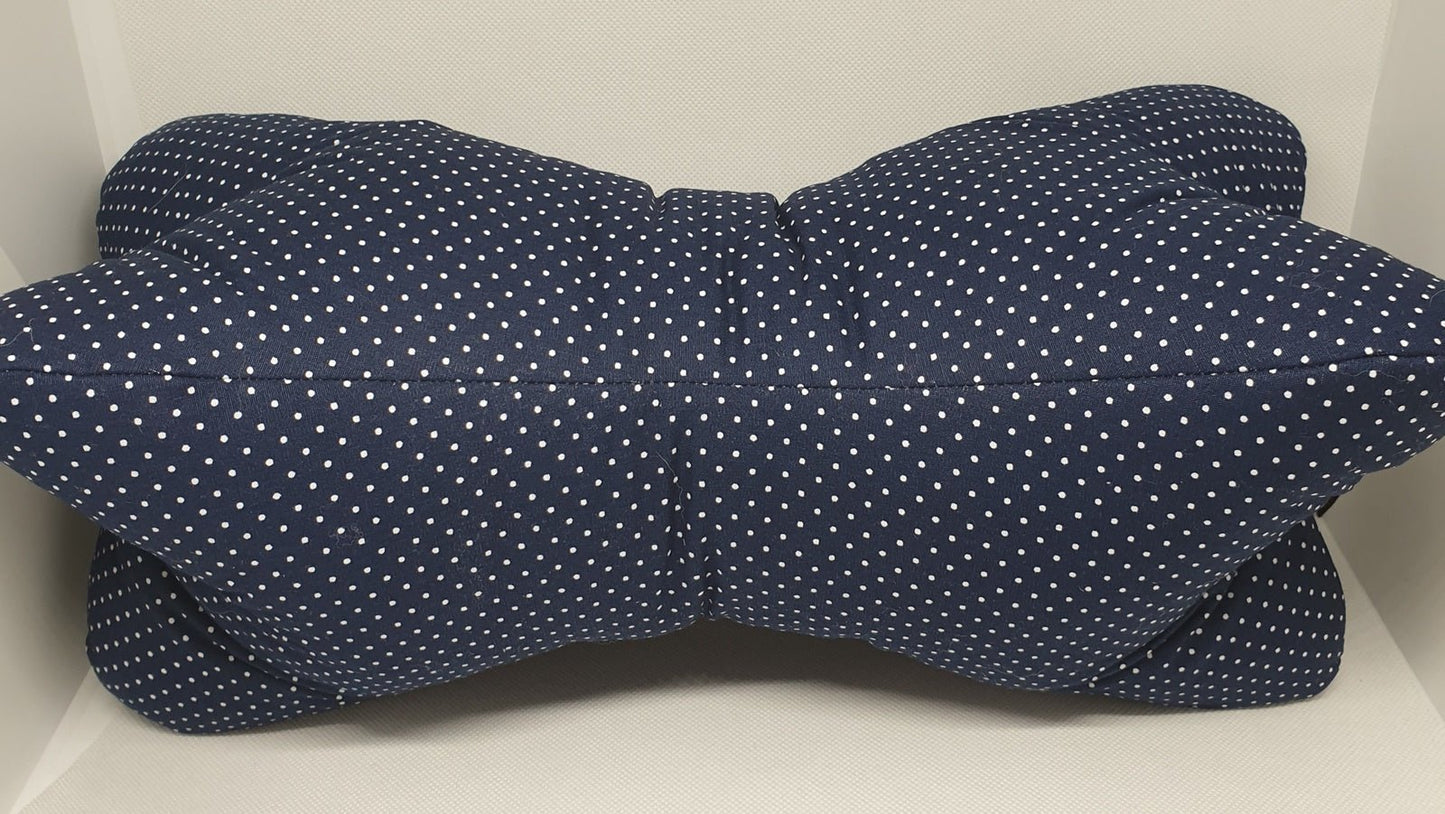 RELAX - Nackenkissen »Blau mit Punkten« - Small & Sweet Manufaktur