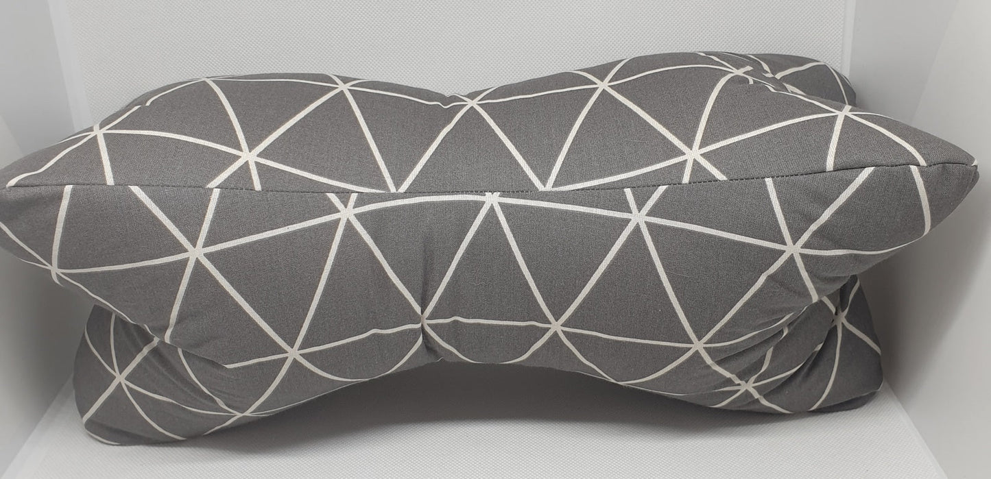 RELAX - Nackenkissen »Geo grau« - Small & Sweet Manufaktur