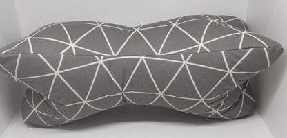 RELAX - Nackenkissen »Geo grau« - Small & Sweet Manufaktur