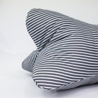 RELAX - Nackenkissen »Grau mit Streifen« - Small & Sweet Manufaktur